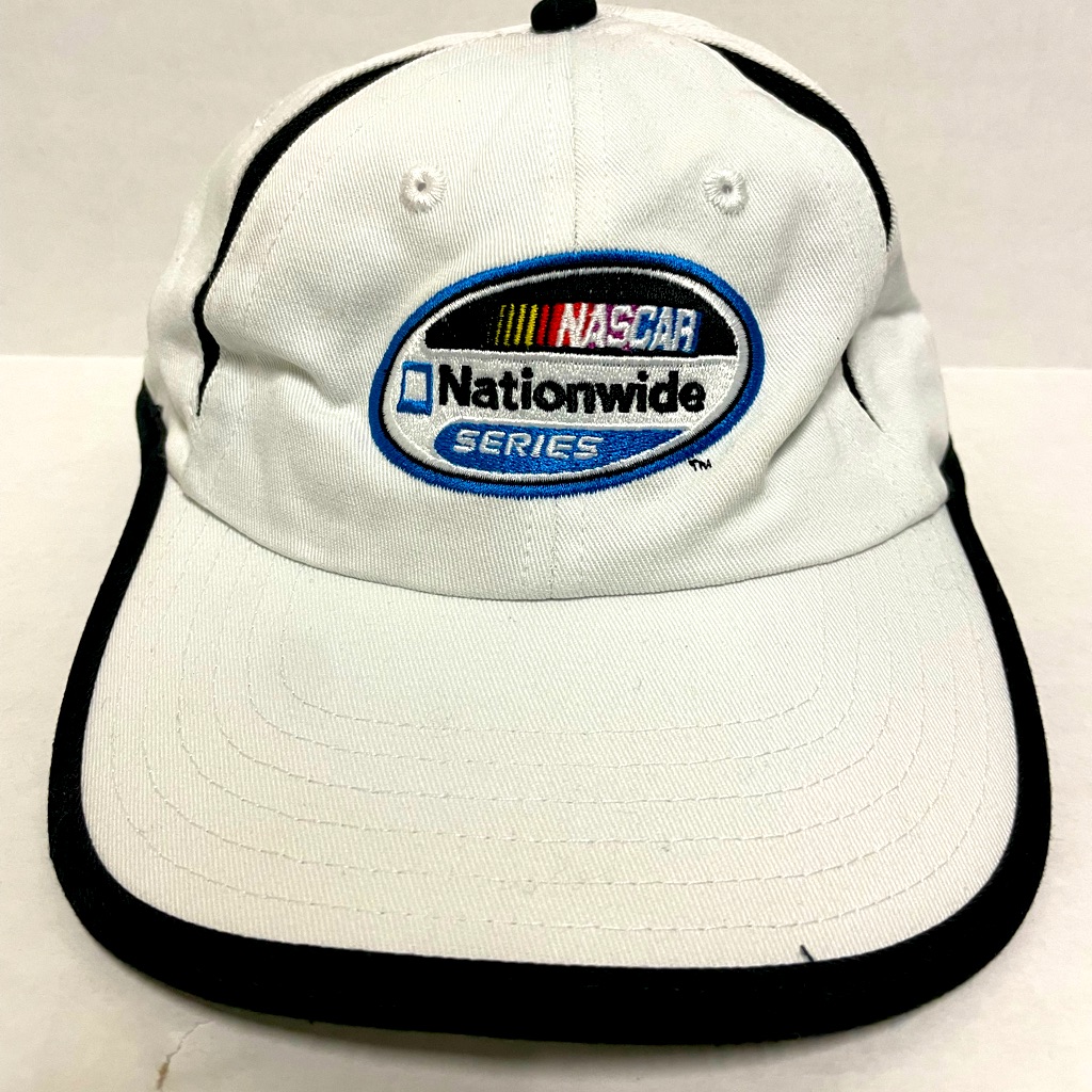 Nascar Nationwide Series Baseball Hat Adjustable Strap White